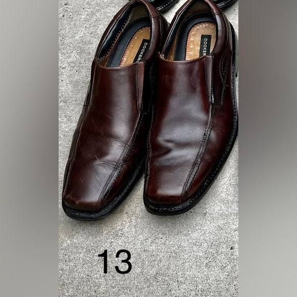 Dockers Men’s slip on loafers. Black Leather. Size 13 - Picture 4 of 5